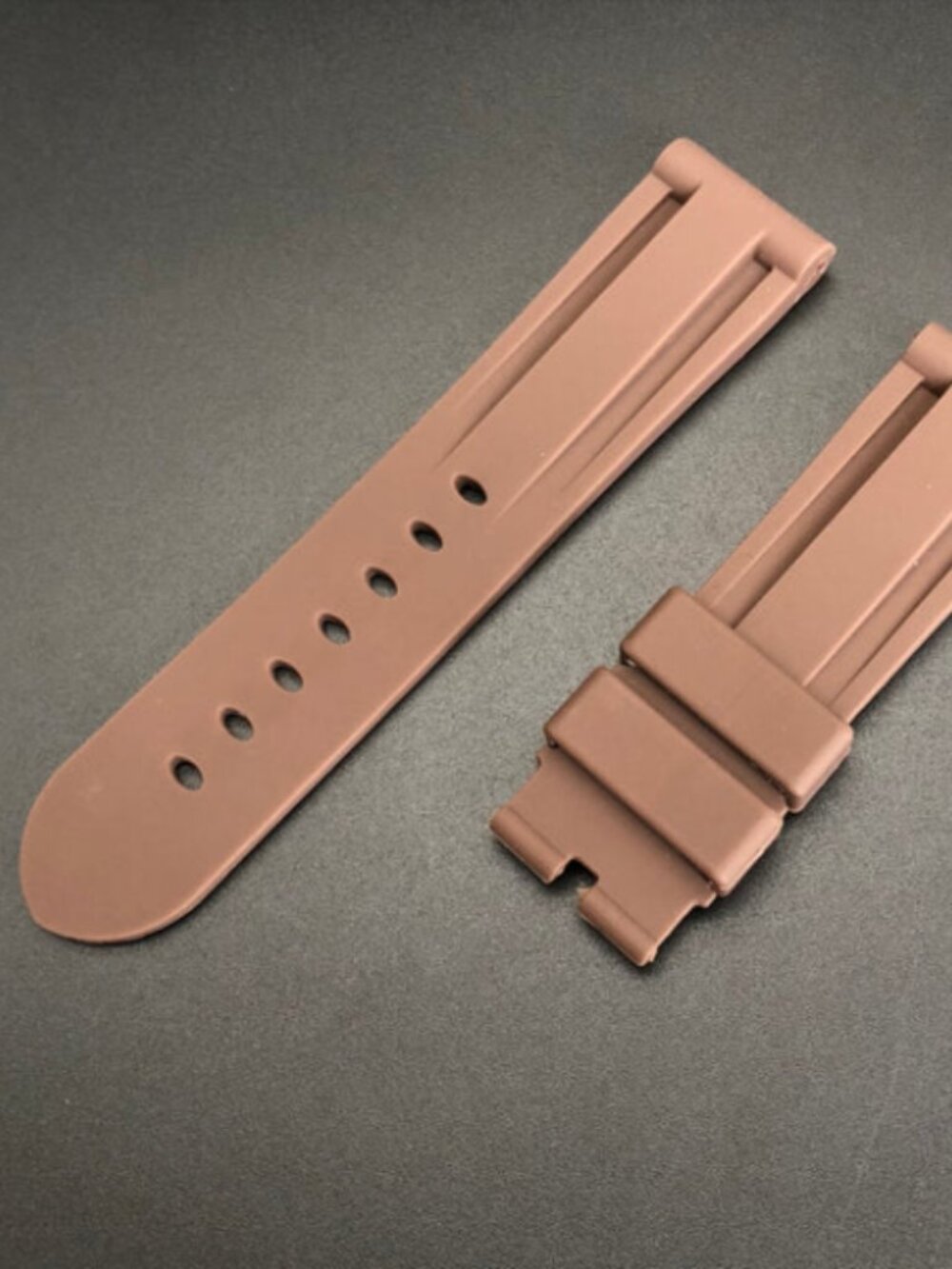 Replacement Coloful Rubber Strap (Brown)